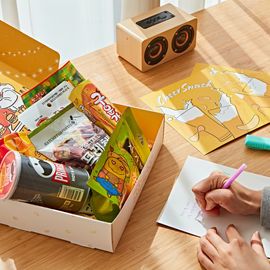 [WeFun] Cheer Snack Home Sake Honju Anju Hotel Welcome Box Postcard_Special Occasions, Easy Snacks, Various Flavors, Drinking Time, Break Time_Made in Korea